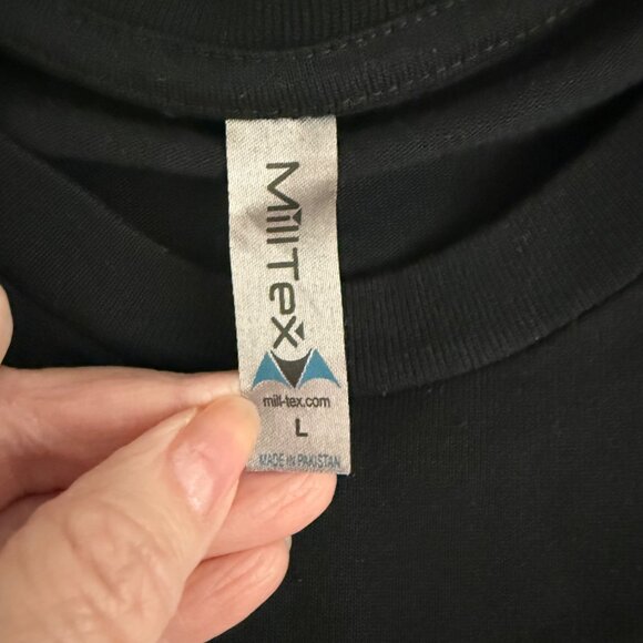 Halloween Skeleton T Shirt Size Large Black White Ribcage Graphic Tee Costume - Picture 6 of 7